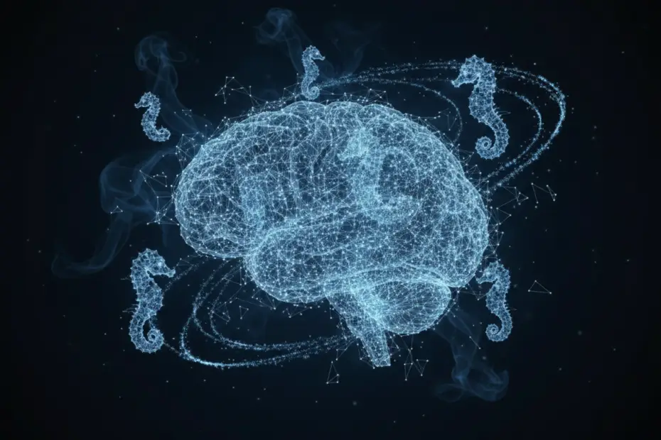 Abstract visualization of hippocampal scaling during sleep