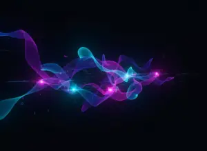 Abstract visualization of saliency-based visual attention model